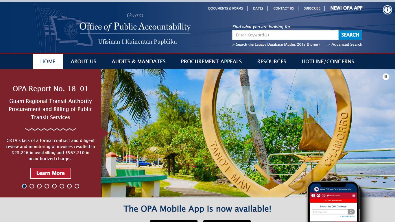 Guam Police Department Records and Identification Section’s Revenue ...